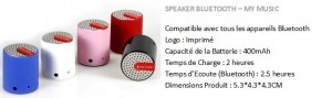 BLUETOOTH SPEAKER - MY MUSIC - FR