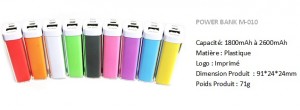 POWER BANK - M010 - FR